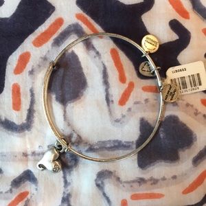 Alex and ani silver heart bracelet. Tags still on